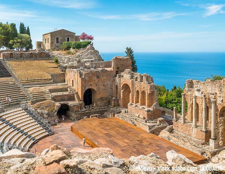 Das griechisch-römische Theater in Taormina