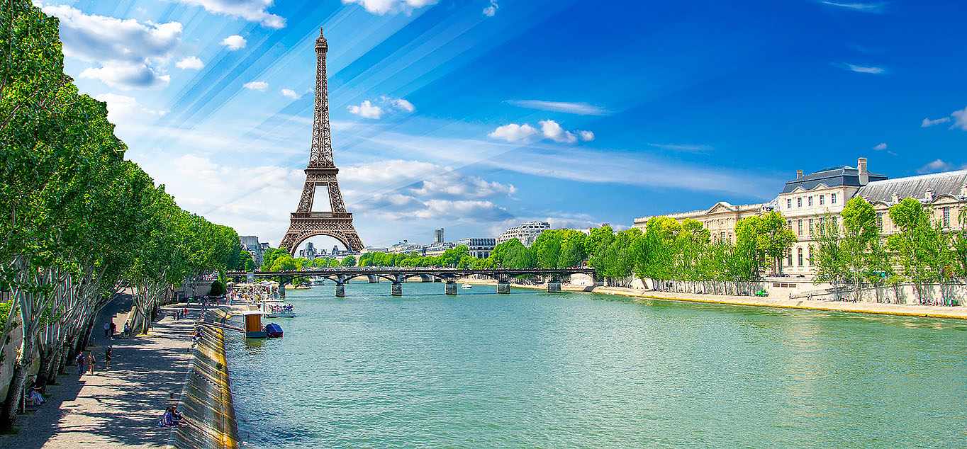 Der Eiffelturm, Wahrzeichen von Paris