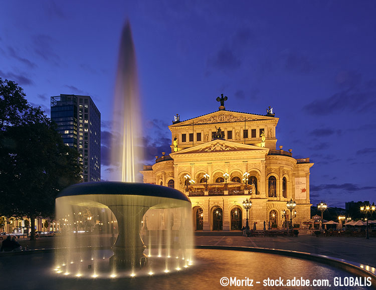 Abendliche Alte Oper