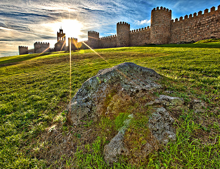 Die Stadtmauer von Avila