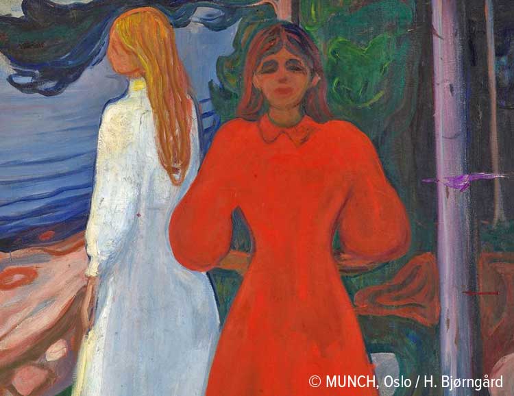 Edvard Munch: Rot und Weiß