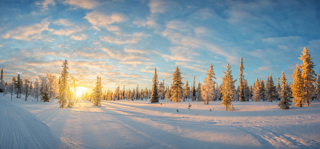 Finnland erwartet Sie mit einer beeindruckenden Winterwelt