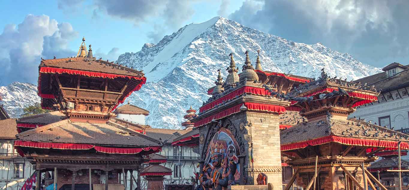 Kloster im Kathmandu-Tal