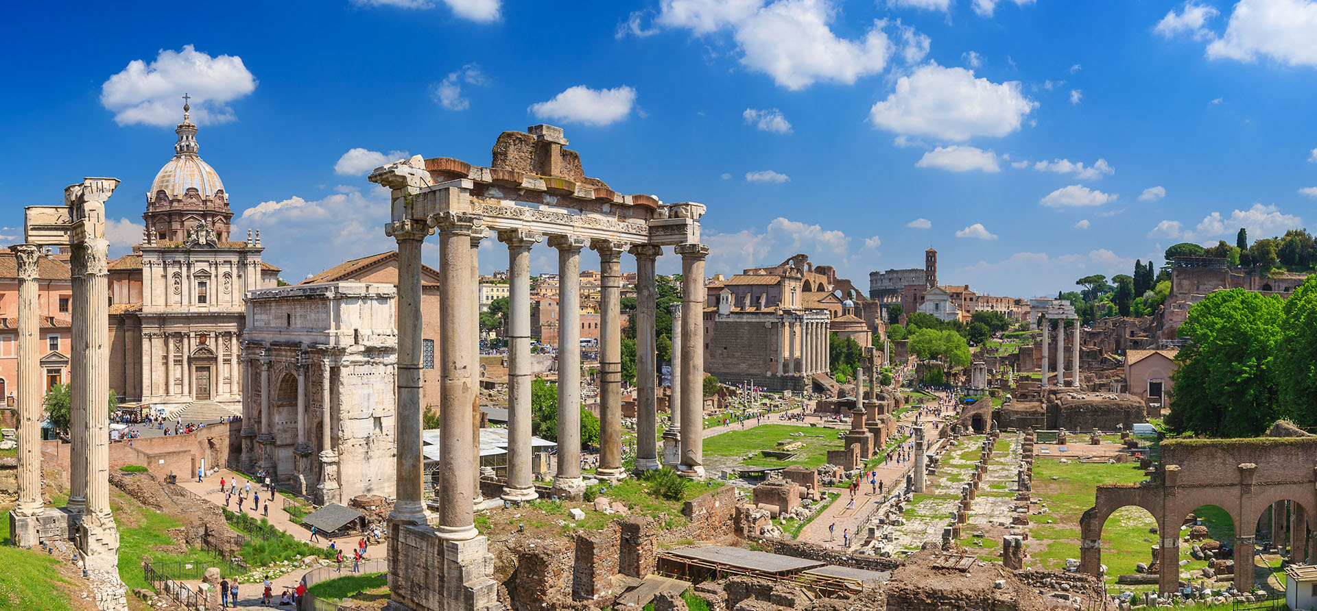 TBlick �ber das Forum Romanum