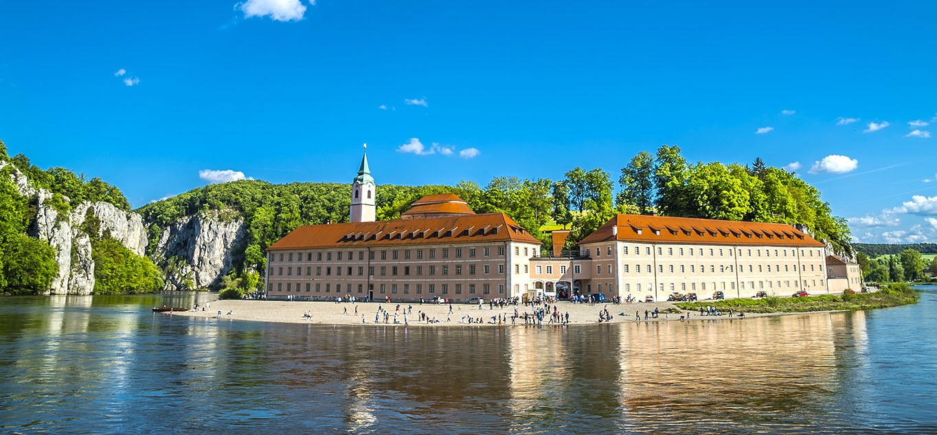 Kloster Weltenburg bei Kelheim am Donaudurchbruch